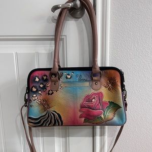 Anna by Anuschka Hand-Painted Bag, Like New